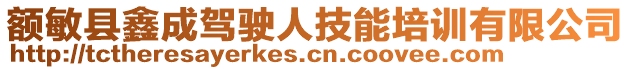 額敏縣鑫成駕駛?cè)思寄芘嘤?xùn)有限公司