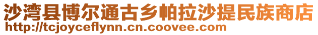 沙灣縣博爾通古鄉(xiāng)帕拉沙提民族商店