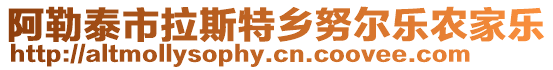 阿勒泰市拉斯特鄉(xiāng)努爾樂農(nóng)家樂