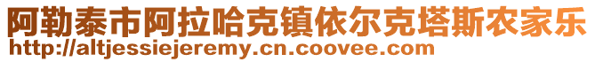 阿勒泰市阿拉哈克鎮(zhèn)依爾克塔斯農(nóng)家樂