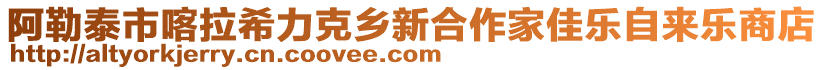 阿勒泰市喀拉希力克鄉(xiāng)新合作家佳樂(lè)自來(lái)樂(lè)商店