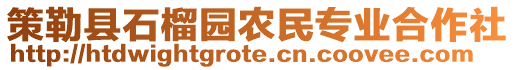 策勒縣石榴園農(nóng)民專業(yè)合作社