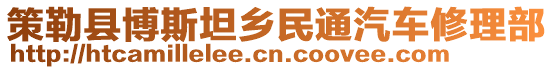 策勒縣博斯坦鄉(xiāng)民通汽車修理部