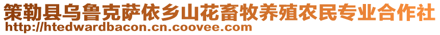 策勒縣烏魯克薩依鄉(xiāng)山花畜牧養(yǎng)殖農(nóng)民專業(yè)合作社