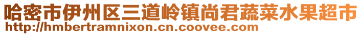 哈密市伊州區(qū)三道嶺鎮(zhèn)尚君蔬菜水果超市