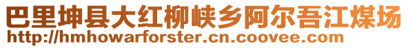 巴里坤縣大紅柳峽鄉(xiāng)阿爾吾江煤場