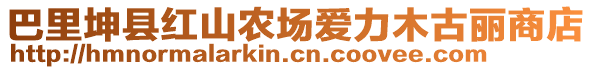 巴里坤縣紅山農(nóng)場(chǎng)愛(ài)力木古麗商店