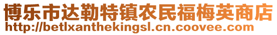 博樂(lè)市達(dá)勒特鎮(zhèn)農(nóng)民福梅英商店