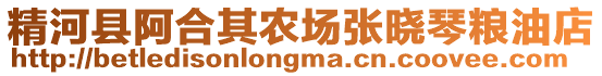 精河县阿合其农场张晓琴粮油店