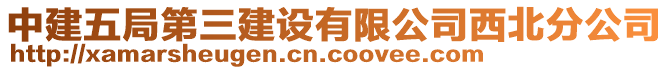 中建五局第三建設有限公司西北分公司