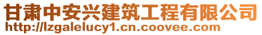 甘肅中安興建筑工程有限公司