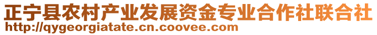 正寧縣農(nóng)村產(chǎn)業(yè)發(fā)展資金專業(yè)合作社聯(lián)合社