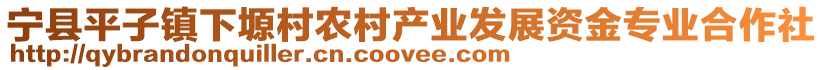 寧縣平子鎮(zhèn)下塬村農(nóng)村產(chǎn)業(yè)發(fā)展資金專業(yè)合作社