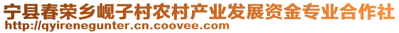 寧縣春榮鄉(xiāng)峴子村農(nóng)村產(chǎn)業(yè)發(fā)展資金專業(yè)合作社