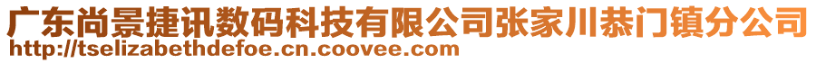 廣東尚景捷訊數(shù)碼科技有限公司張家川恭門鎮(zhèn)分公司