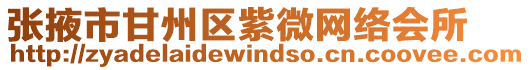 張掖市甘州區(qū)紫微網(wǎng)絡(luò)會(huì)所