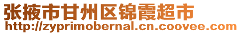 張掖市甘州區(qū)錦霞超市