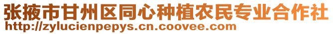 張掖市甘州區同心種植農民專業合作社
