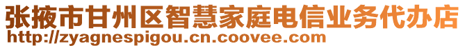 張掖市甘州區智慧家庭電信業務代辦店
