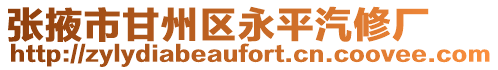 張掖市甘州區(qū)永平汽修廠