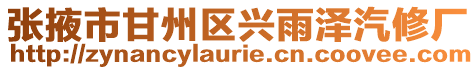 張掖市甘州區(qū)興雨澤汽修廠
