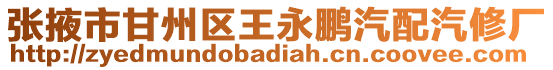 張掖市甘州區王永鵬汽配汽修廠