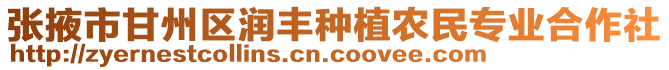 張掖市甘州區潤豐種植農民專業合作社