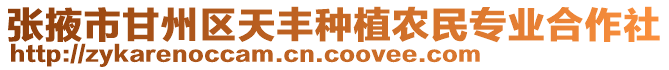 張掖市甘州區(qū)天豐種植農(nóng)民專業(yè)合作社