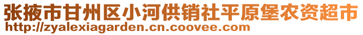 張掖市甘州區小河供銷社平原堡農資超市