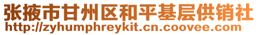 張掖市甘州區(qū)和平基層供銷社