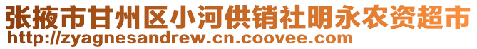 張掖市甘州區(qū)小河供銷社明永農(nóng)資超市