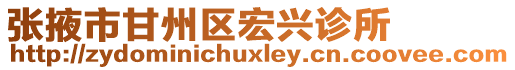 張掖市甘州區(qū)宏興診所