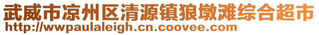 武威市涼州區(qū)清源鎮(zhèn)狼墩灘綜合超市