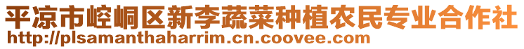 平?jīng)鍪嗅轻紖^(qū)新李蔬菜種植農(nóng)民專業(yè)合作社