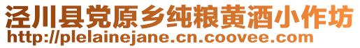 涇川縣黨原鄉(xiāng)純糧黃酒小作坊