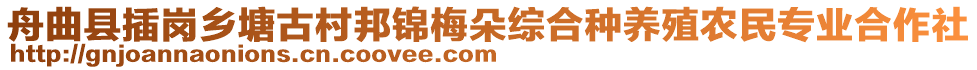 舟曲縣插崗鄉(xiāng)塘古村邦錦梅朵綜合種養(yǎng)殖農(nóng)民專業(yè)合作社