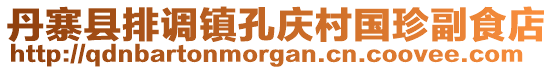 丹寨縣排調(diào)鎮(zhèn)孔慶村國(guó)珍副食店