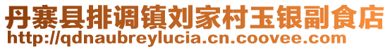 丹寨縣排調(diào)鎮(zhèn)劉家村玉銀副食店