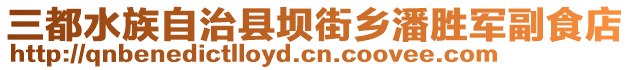 三都水族自治縣壩街鄉(xiāng)潘勝軍副食店