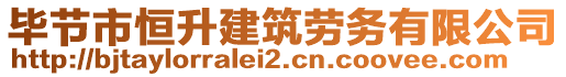 畢節(jié)市恒升建筑勞務(wù)有限公司