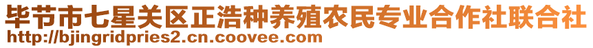 畢節(jié)市七星關(guān)區(qū)正浩種養(yǎng)殖農(nóng)民專業(yè)合作社聯(lián)合社