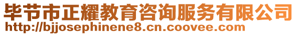 畢節(jié)市正耀教育咨詢服務(wù)有限公司