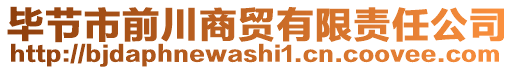 畢節(jié)市前川商貿(mào)有限責(zé)任公司