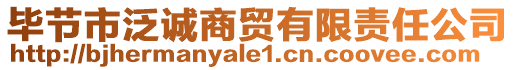 畢節(jié)市泛誠商貿(mào)有限責(zé)任公司