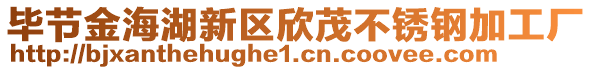 畢節(jié)金海湖新區(qū)欣茂不銹鋼加工廠