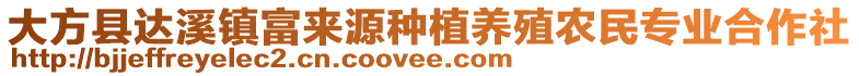 大方縣達(dá)溪鎮(zhèn)富來(lái)源種植養(yǎng)殖農(nóng)民專業(yè)合作社