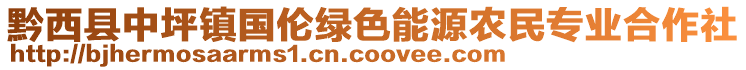 黔西縣中坪鎮(zhèn)國倫綠色能源農(nóng)民專業(yè)合作社