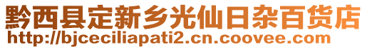 黔西縣定新鄉(xiāng)光仙日雜百貨店