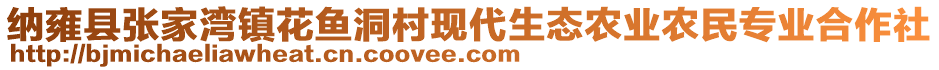 納雍縣張家灣鎮(zhèn)花魚洞村現(xiàn)代生態(tài)農(nóng)業(yè)農(nóng)民專業(yè)合作社