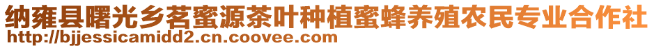 納雍縣曙光鄉茗蜜源茶葉種植蜜蜂養殖農民專業合作社